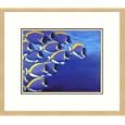 Serenely, Beautifully Animals Framed Art Poster Print by Keith Siddle, 17x16
