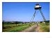 Preserved Watch-Tower and Section of Iron Curtain Near Cizov, Podyji Nat. Park, Brno, Czech Republic Architecture Photographic Poster Print by Richard Nebesky, 24x18