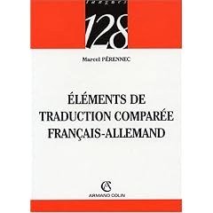 El�ments de traduction compar�e fran�ais-allemand