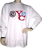 Enyce - Enyce Multi Stitch Tee Shirt White Long Sleeve (FREE Priority Mail Shipping)