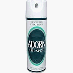 Adorn Hair Spray Unscented Extra Hold, 7.5 Oz