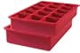Tovolo Perfect Cube Ice Tray, Set of 2, Red