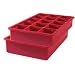 Tovolo Perfect Cube Ice Tray, Set of 2, Red