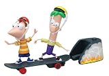 Disney Phineas and Ferb Mini Figure 2Pack Phineas Ferb Skateboard Launcher