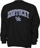Kentucky Wildcats Black Tackle Twill Crewneck Sweatshirt