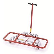 Raymond Original Mighty King Steel Desk Lift, Hard Rubber Wheels, 600 lbs Load Capacity, 10-3/4" Height, 32" Width X 16" Depth