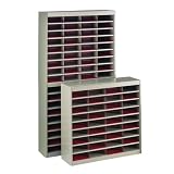 Safco 9231TSR E-Z Stor Steel Literature Center, Letter, 60 Compartments, 60h, Tropic Sand