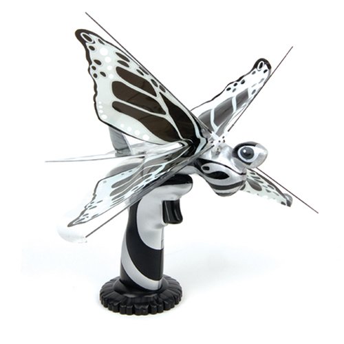 WOWWEE Moth Silver Black Indoor Outdoor Flyer