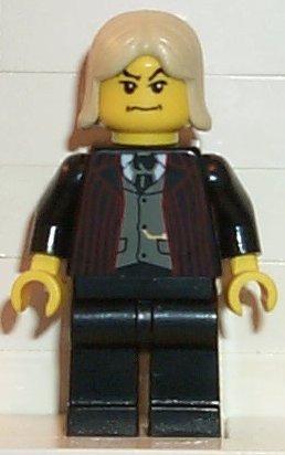 Lucius Malfoy (Black Suit Torso) - LEGO Harry Potter 2