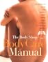 The Body Shop Body Care Manual