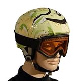 Hip Headz Lime Liquid Paint Helmet Cover