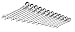SK 89900 12 Piece 8-Millimeter to 19-Millimeter Locking Flex G-Pro Metric Ratcheting Wrench Set