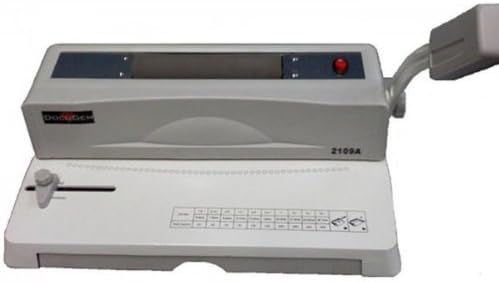 DocuGem 9641 4:1 Coil Binding Machine With Electric Inserter (As Shown) (4.75"H x 9"W x 15.25"D)