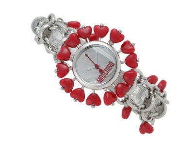 Moschino Womens Jelly Heart watch 7753235025