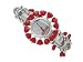 Moschino Womens Jelly Heart watch 7753235025