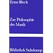 Zur Philosophie der Musik.