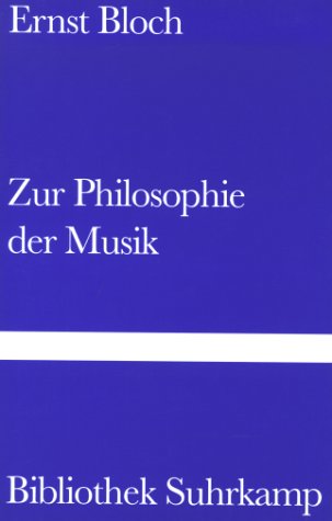 Zur Philosophie der Musik