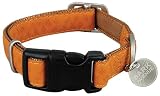Pet Supplies : Bark Avenue Collars - Large - 17 in. to 28 in. - Tan