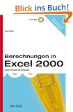 Berechnungen in Excel 2000: Zahlen, Formeln und Funktionen