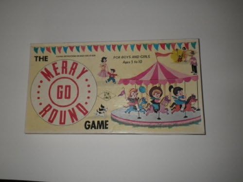 Vintage 1980's the Merry Go Round Game By Tee Pee Toys