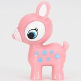 cute pink Bambi deer miniature figure kawaiiIMAGE