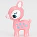 cute pink Bambi deer miniature figure kawaii_s-1