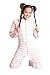 Pink Elephant Adult Footed Pajamas