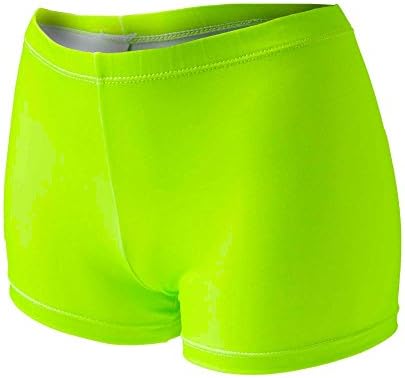 Yoga Drawer Neon Green Yoga Short, L