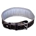 Genuine Leather Weightlifting Body Building Belt Exercise Gym Weight lifting Padded Belts Black Large