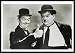 Stan Laurel Oliver Hardy (thumbs Up) Movie Gold Wood-mounted Poster Print - 27" X 38"