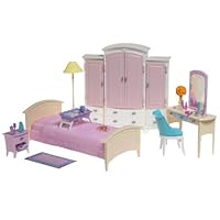 Barbie Living in Style Bedroom Play Set