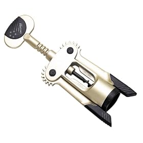 Pedrini Black and Satin 10 Heavy Duty Corkscrew by Pedrini