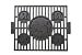 NCAA University of Nebraska Cornhuskers Branding Iron Grill Accessory