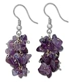 Amethyst earrings, 'Lilac Clusters' 1 W 2 L
