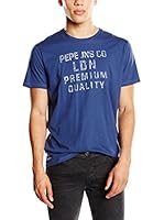 Pepe Jeans London Camiseta Manga Corta Alfred (Azul Oscuro)