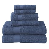 Turkish Cotton 6-pc. Towel Set - Blue Moon