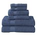 Turkish Cotton 6-pc. Towel Set - Blue Moon