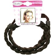 Braidies Thick Braided Headband Medium Brown