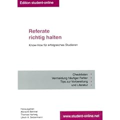 Referate richtig halten