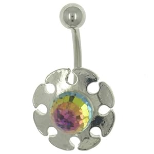 Pugster Mothers Day Gifts Belly Button Rings Rainbow Sun Winter Sale Belly Navel Ring Body Jewelry