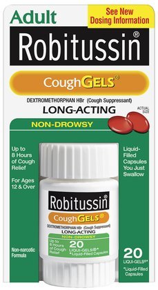 Robitussin CoughGels, Liqui-gels 20 ea