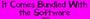 It Comes Bundled With the Software Large Bumper Sticker