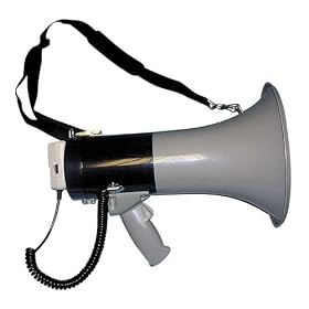 TATCO Megaphone, 800-Yard Range, Adjustable Volume, Gray Blue TCO27900 Sold as 1 Each Mfr... by Tatco