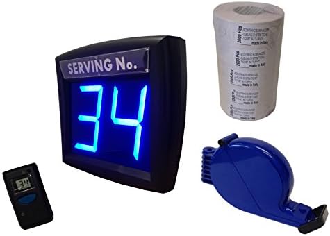 Call Management System MY-TURN (Blue Led) with wireless LCD radiocontrol