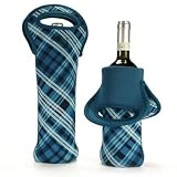 Built NY One-Bottle Tote, Plaid No. 2