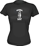 WANNA LICK? Ice Cream Cone Logo Women's Tee Shirt in 6 Colors Small thru XXL