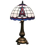 Anaheim Angels MLB Stained Glass Table Lamp