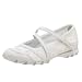 Skechers Women's Active- Bikers- Luxe White Leather 21687 WHT 3 UK Regular