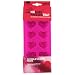 New Zeal Pink Silicone Heart Shaped Mould Ice Cube Chocolate Butter Freezer Tray