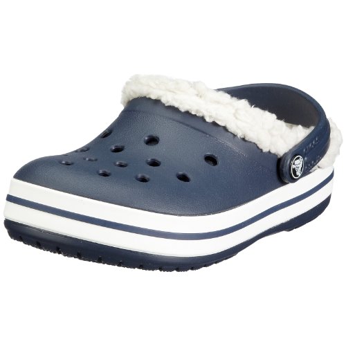 Crocs Crocband Mammoth Clog (Toddler/Little Kid),Navy/Oatmeal,12-13 M US Little Kid
